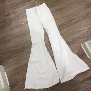 Free People Just Float On flares in white